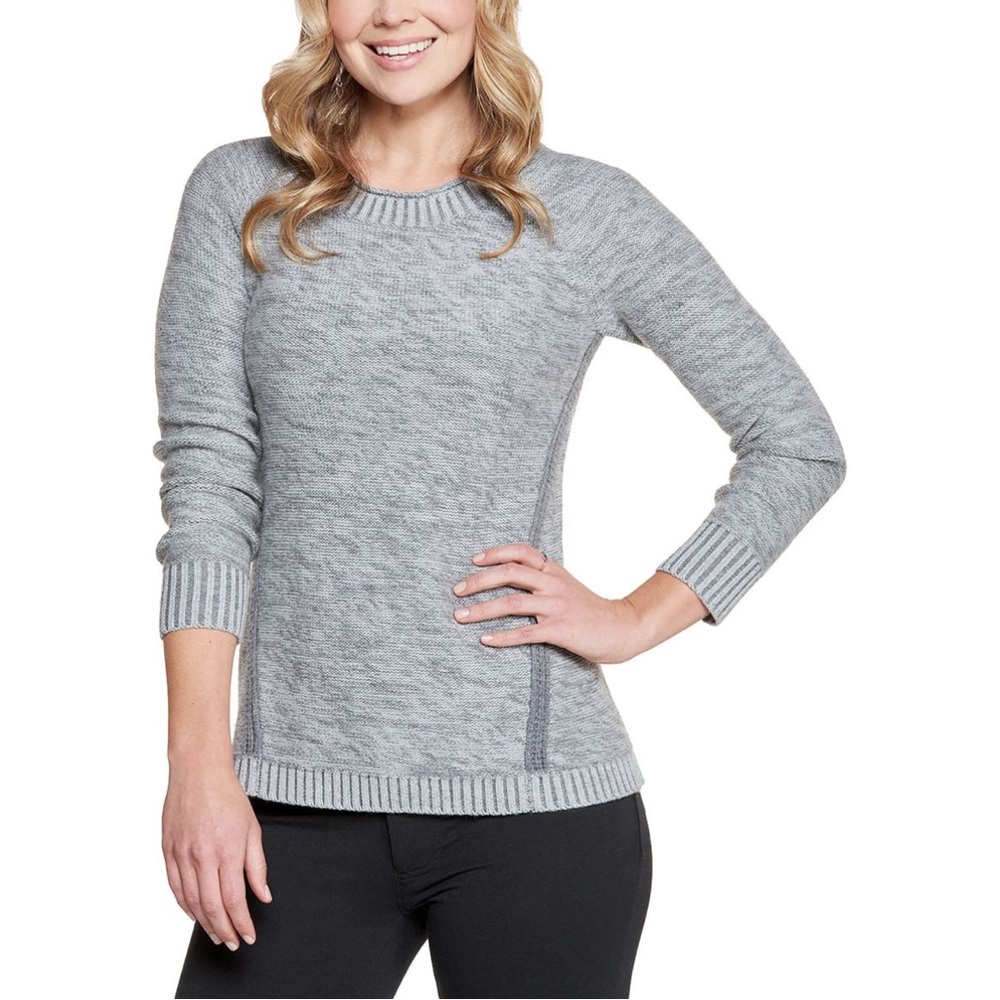 TOAD & Co. Marvelous Panel Crew Sweater. Grey. Size Small.